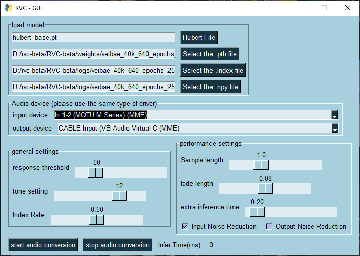 RVC Realtime GUI